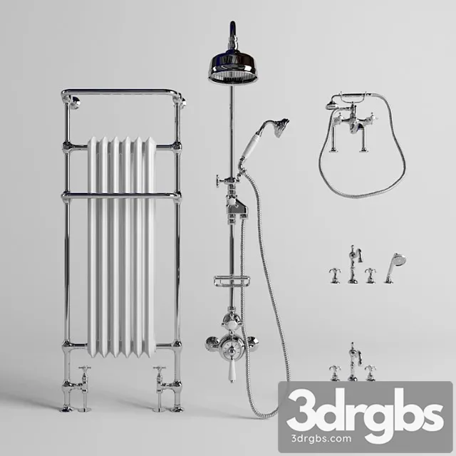 Imperial Bath Set 3D Model Free