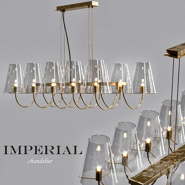 Imperial Chandelier 10 3DModel