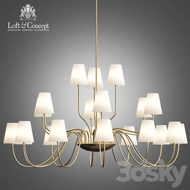 Imperial Chandelier 21 - Loft Concept Free Download