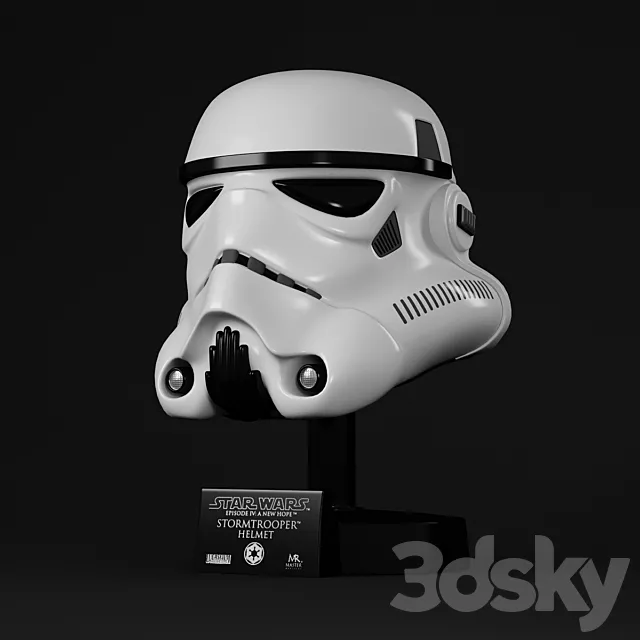 Imperial Stormtrooper helmet 3DModel