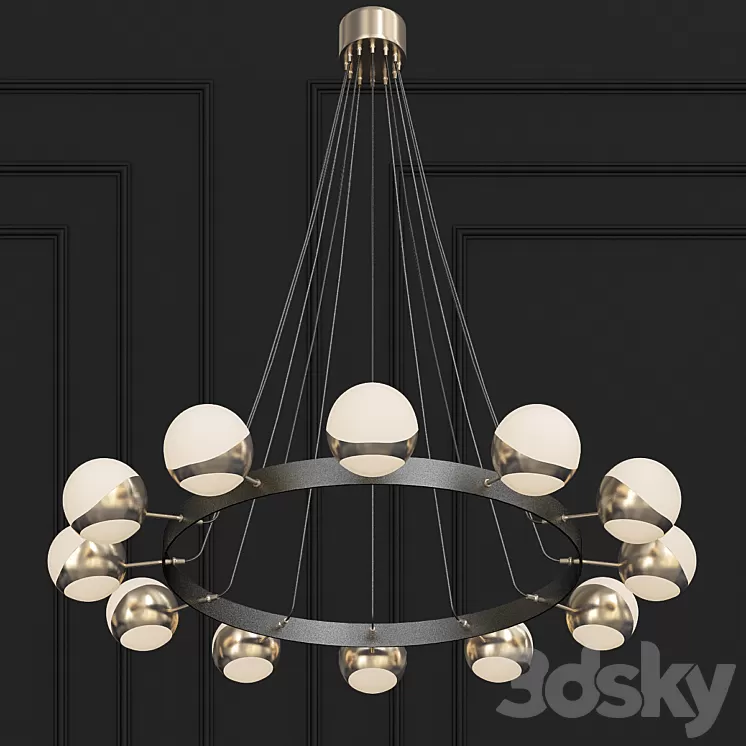 Impressive Italian Chandelier 3D Model
