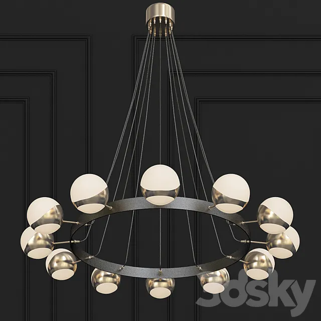Impressive Italian Chandelier 3DModel