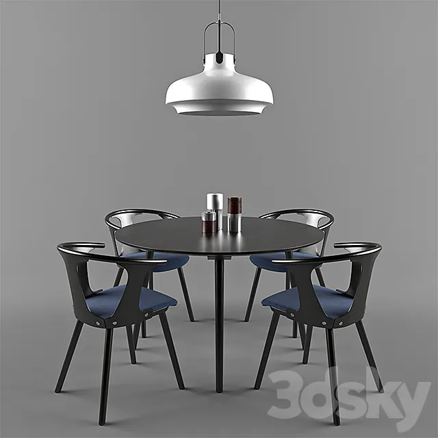 IN BETWEEN DINING SET 3D Model