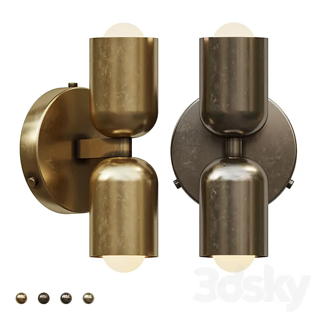 In Common With Brass Up Down Sconce 3D Model