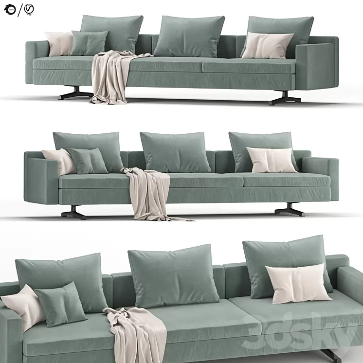 In The Mood Sofa 3D Model
