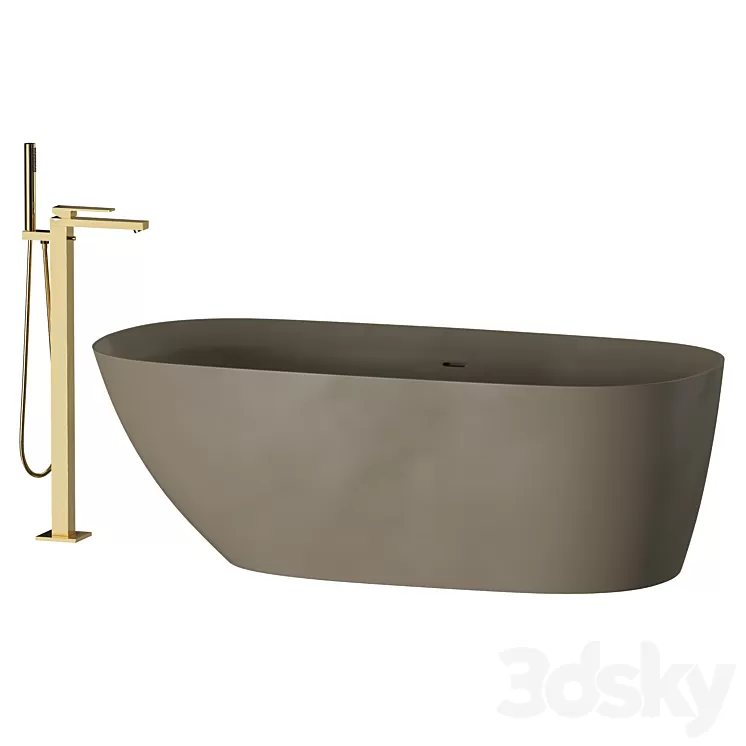 INBANI Forma Bathtub 3D Model Free