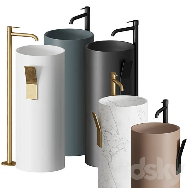 Inbani Giro Washbasin 3D Model