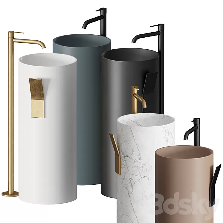 Inbani Giro Washbasin 3D Model