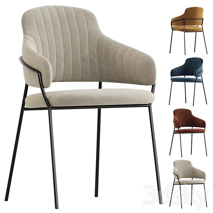 Incles Chair 3D Model Free