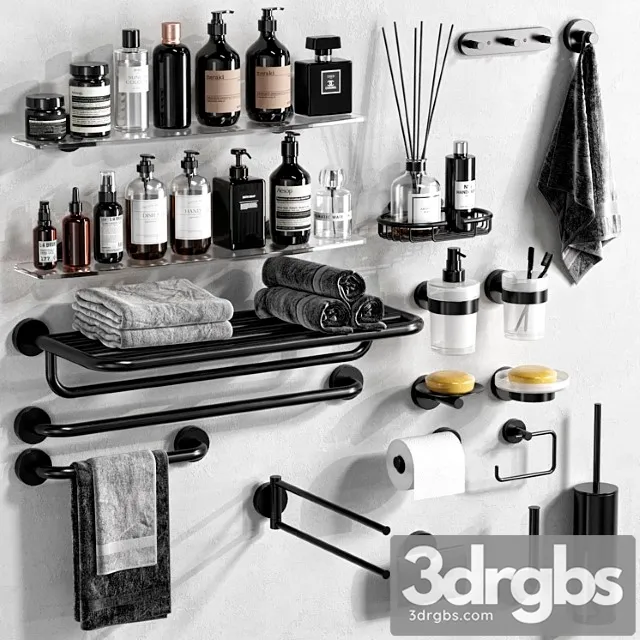 Inda Forum Bathroom Accessories 3D Model Free