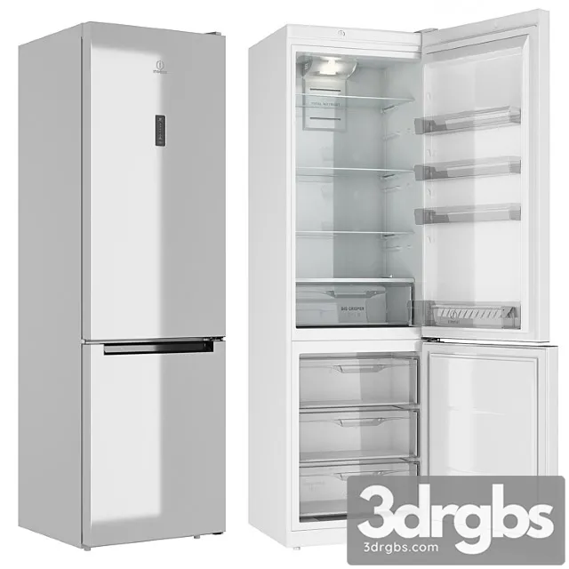 Indesit df 5200 w refrigerator openable 2 3D Model Free