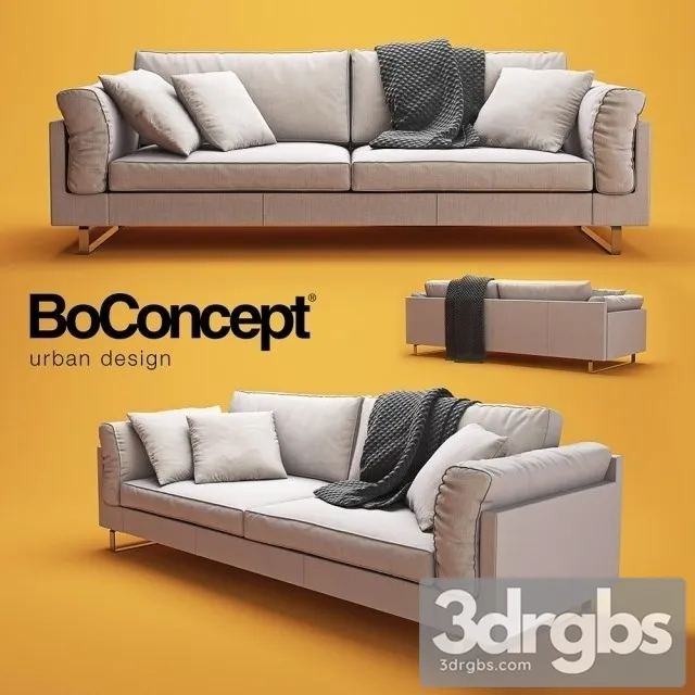 Indivi 2 Sofa 3D Model Free