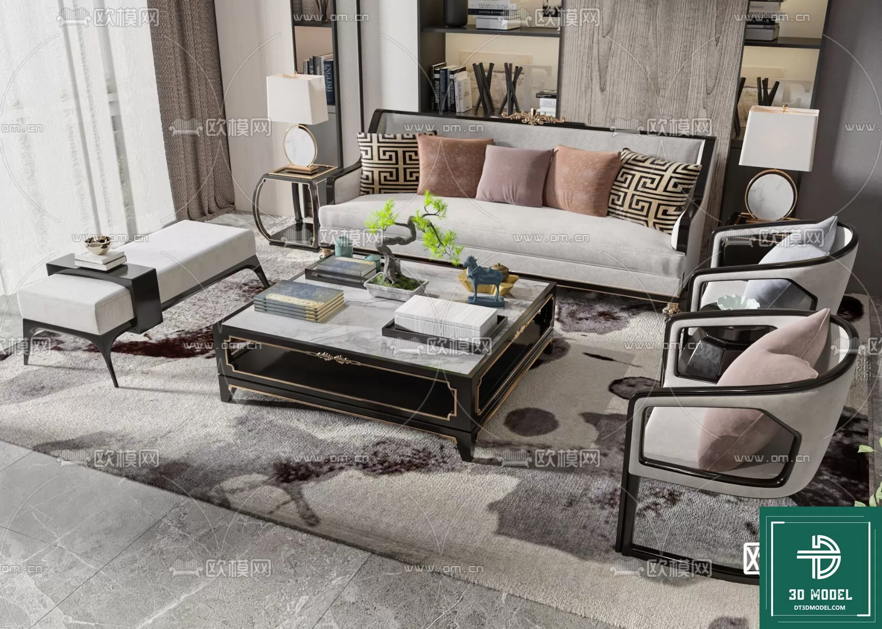 INDOCHINE STYLE – 3D MODELS – 795