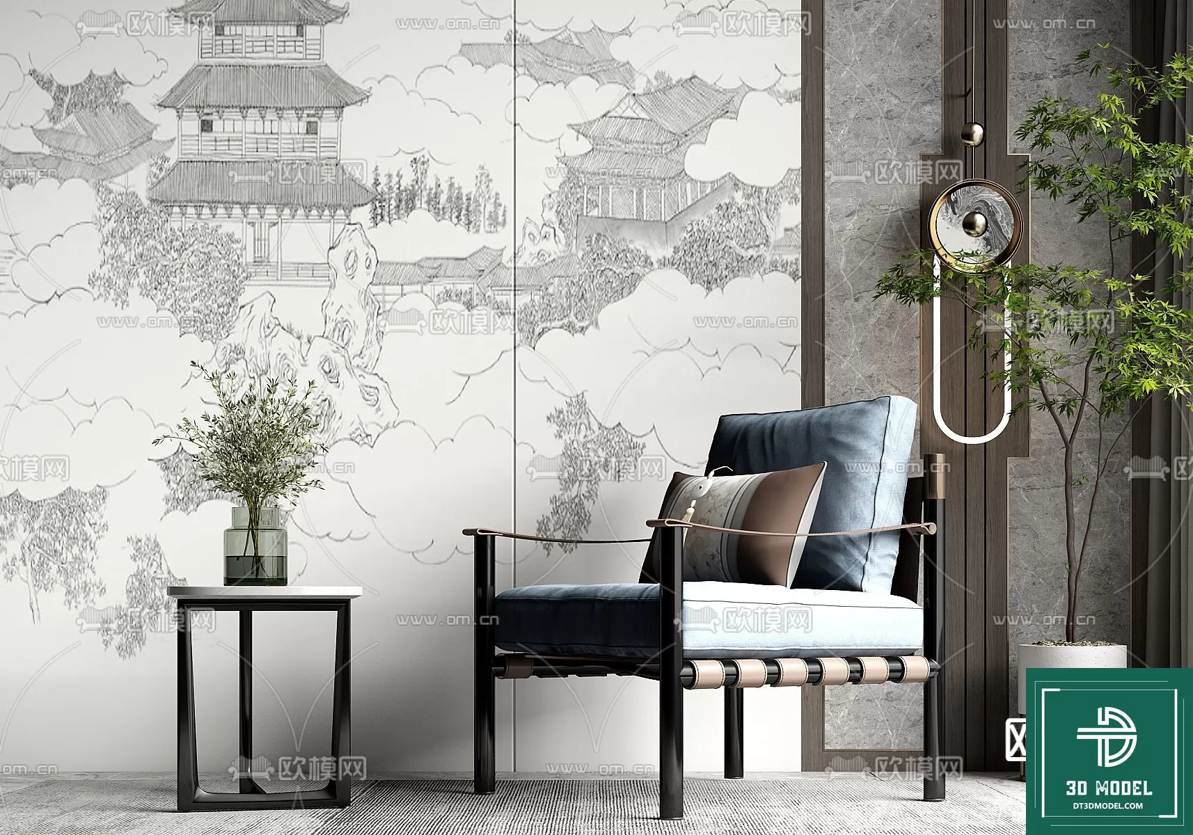 INDOCHINE STYLE – 3D MODELS – 815