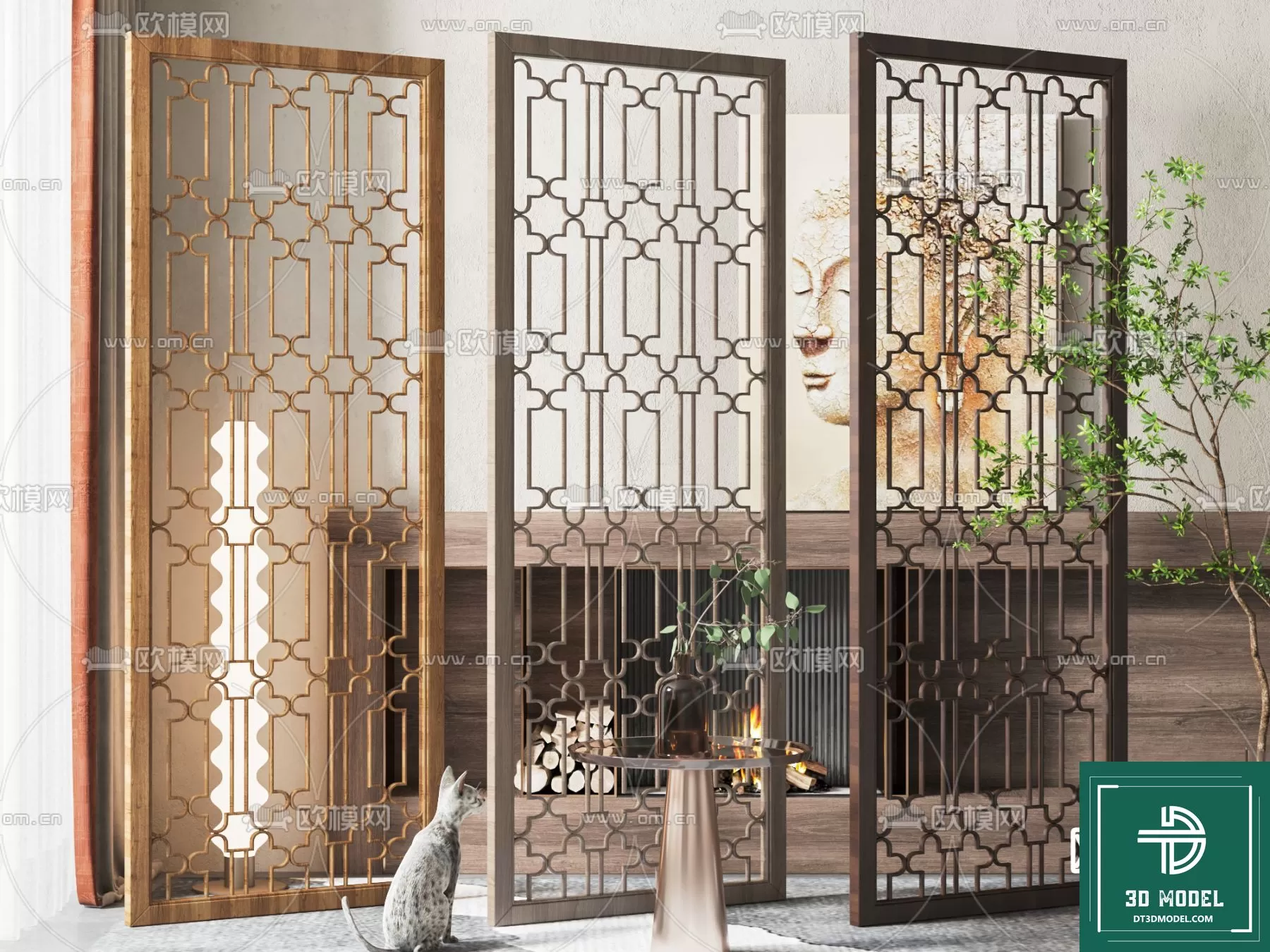 INDOCHINE STYLE – 3D MODELS – 838