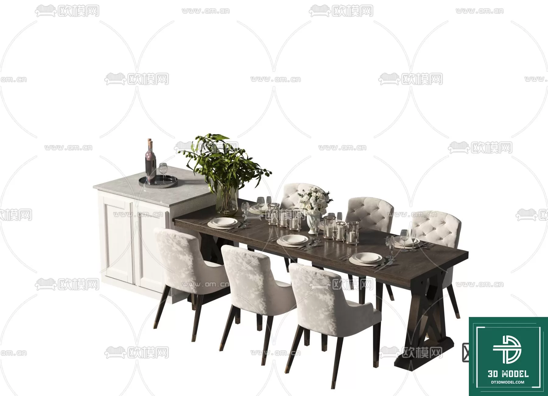 INDOCHINE STYLE – 3D MODELS – 851