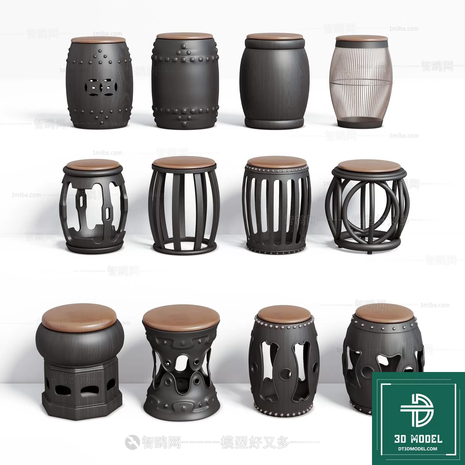INDOCHINE STYLE – 3D MODELS – 857