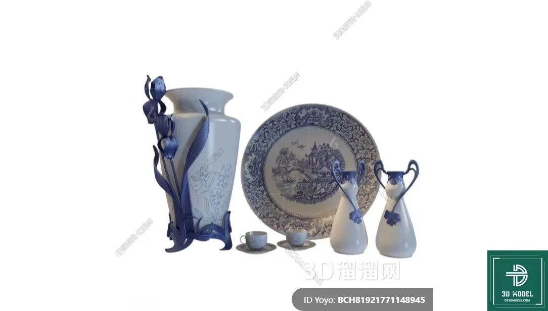 INDOCHINE STYLE – 3D MODELS – 947