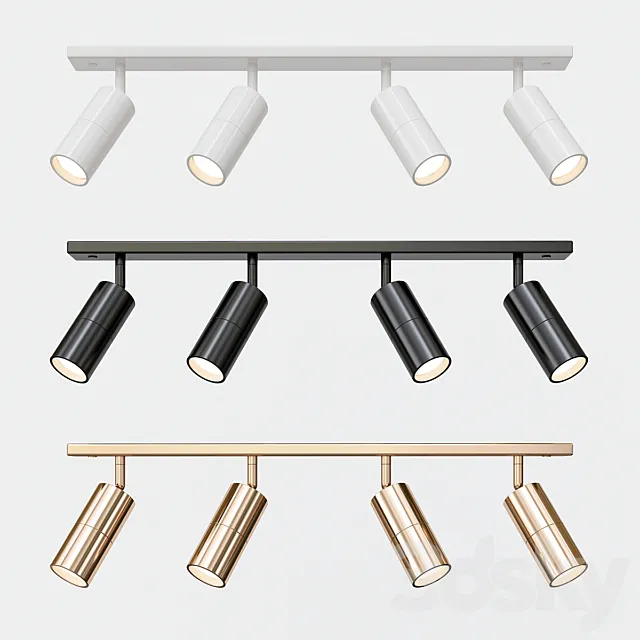 Indoor Lights 3 Types 3DModel