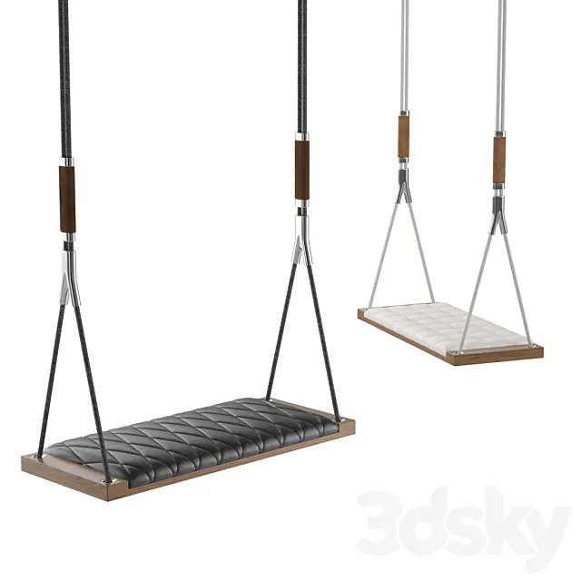 Indoor luxury swing by Marie Najdovski hanging chair 3D Model