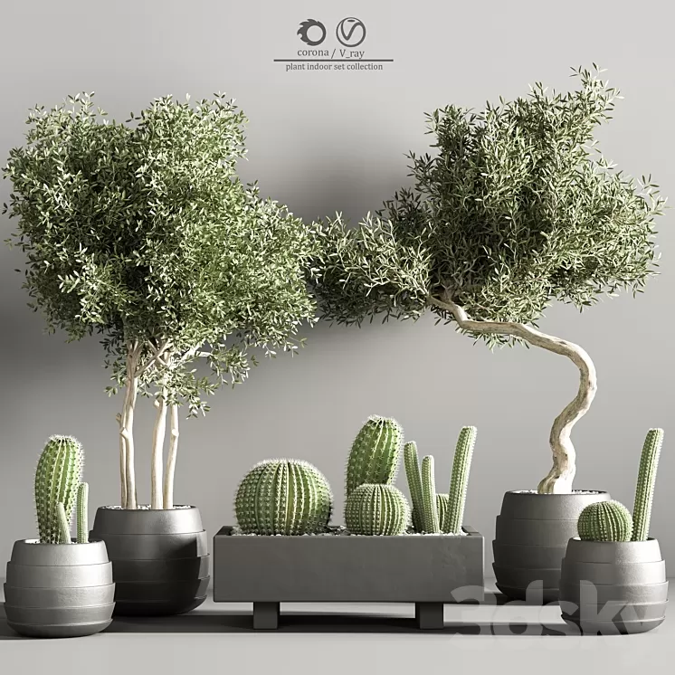 indoor plant stand 37 3D Model