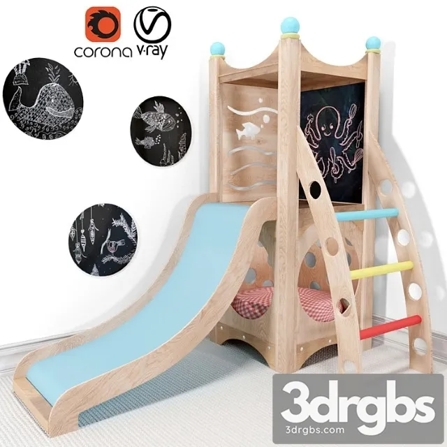 Indoor Playset 3D Model Free