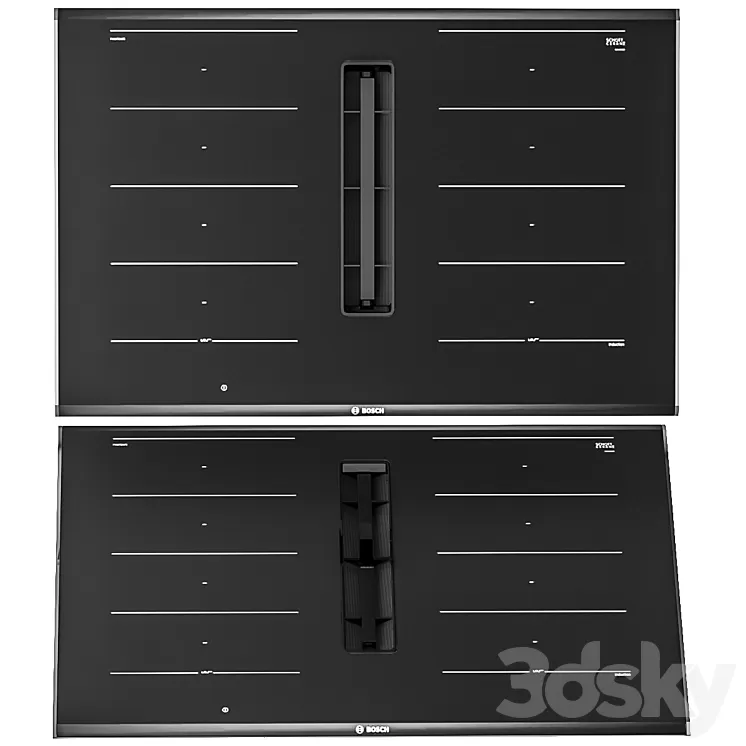 Induction hob 3D Model