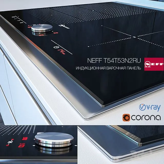 Induction hobs NEFF T54T53N2RU 3D Model