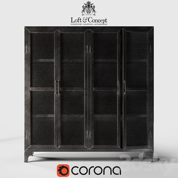 INDUSTRIAL GRID BUFFET (at PRO) 3D Model