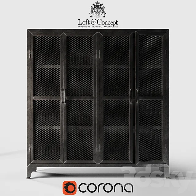 INDUSTRIAL GRID BUFFET (at PRO) 3DModel