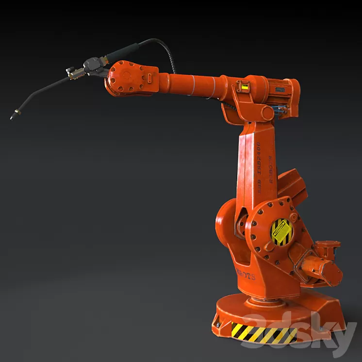Industrial robot 3D Model