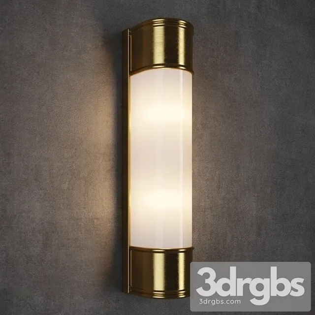 Industrial Tube Sconce 3D Model Free