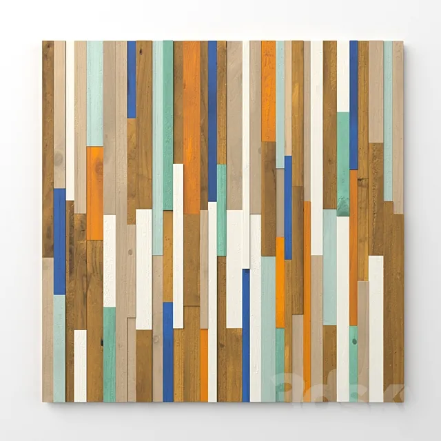 Industrial wall art 3D Model