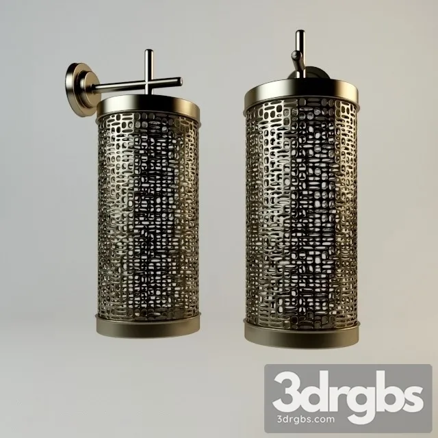 Industrial Wall Light 97 3D Model Free