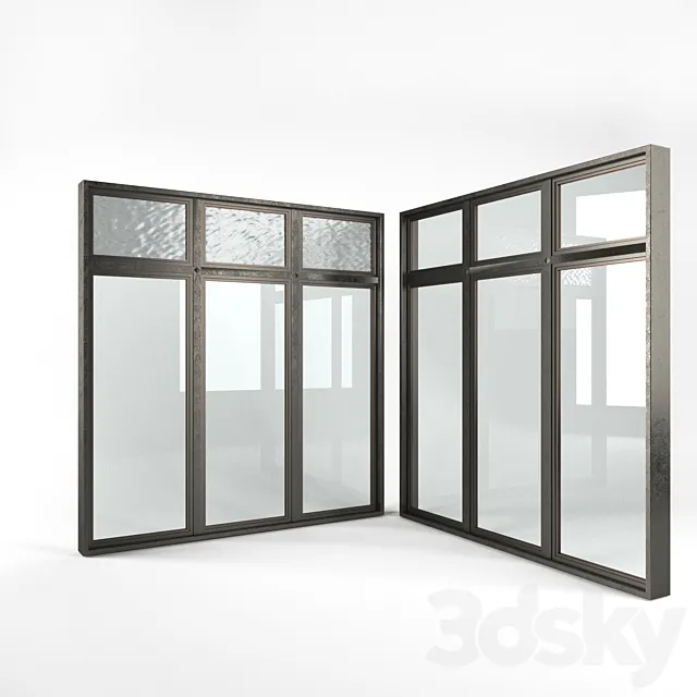 Industrial Window_2 3D Model