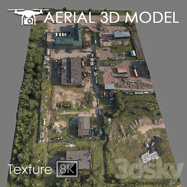 Industrial zone 77 3DModel