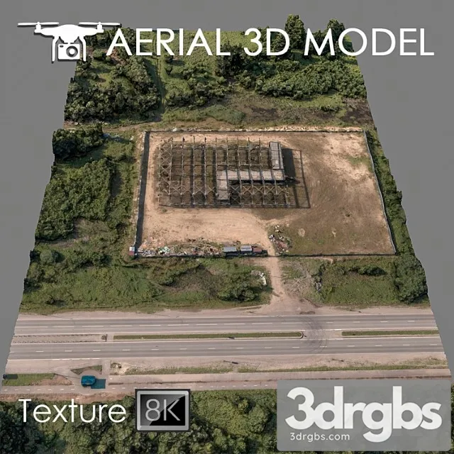 Industrial zone 79 3D Model Download