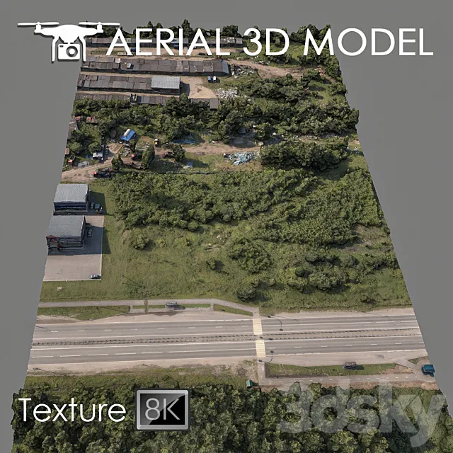 Industrial zone 80 3DModel
