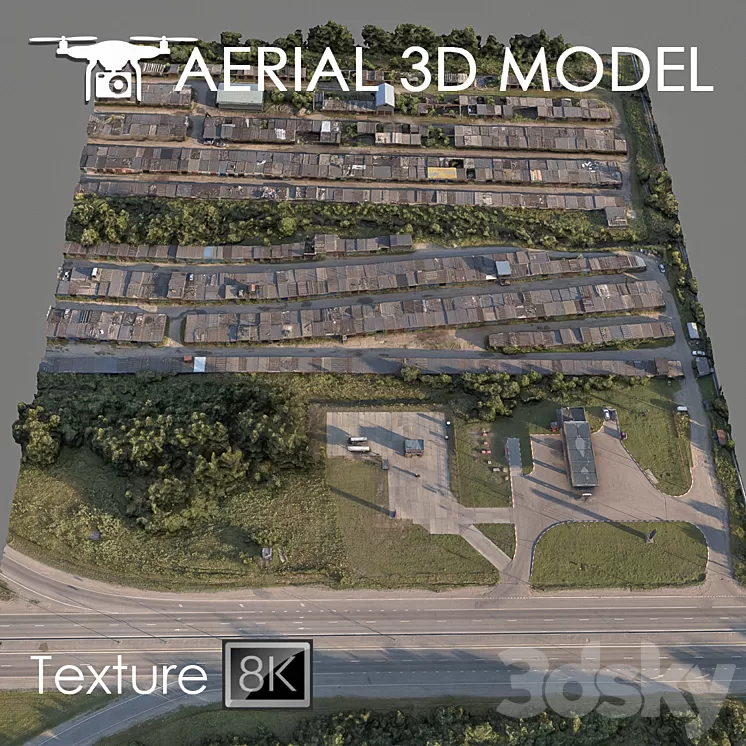 Industrial zone 93 3D Model