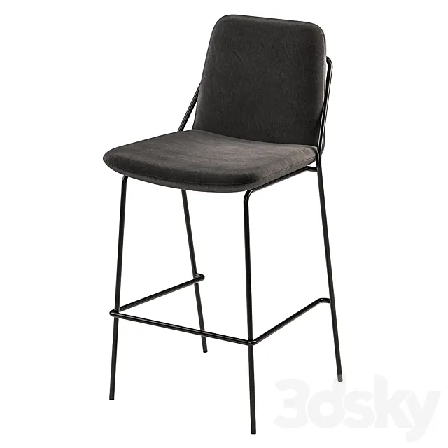 Industry West - Sling Bar Stool 3D Model
