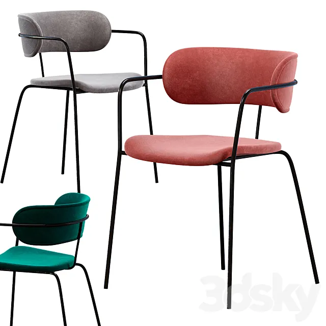 Industry west spout chair 3D Model