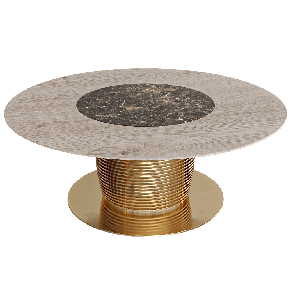 Inedito - Asnaghi - Dining table Aragorn round 3D Model