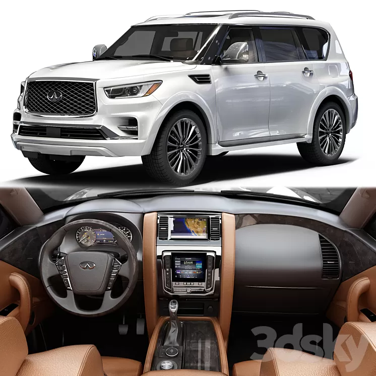 INFINITI_QX80 3D Model
