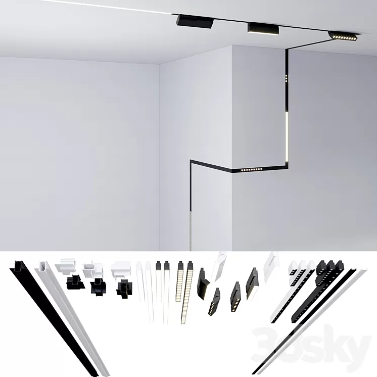 INFINITY integrated track system (set1) 3D Model