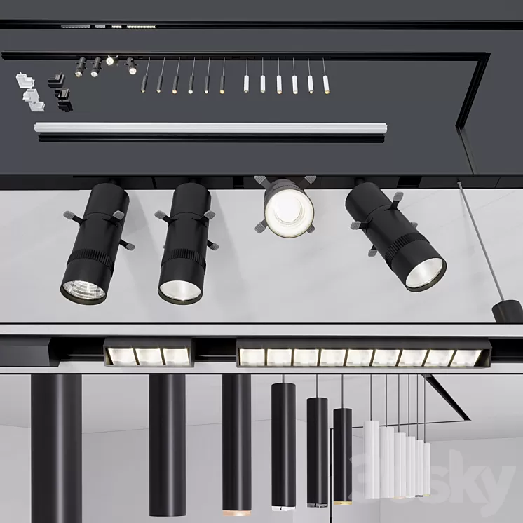 INFINITY integrated track system (set2) 3D Model