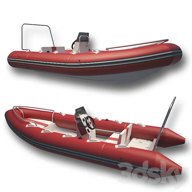 Inflatable boat inflatable boat 3D Model