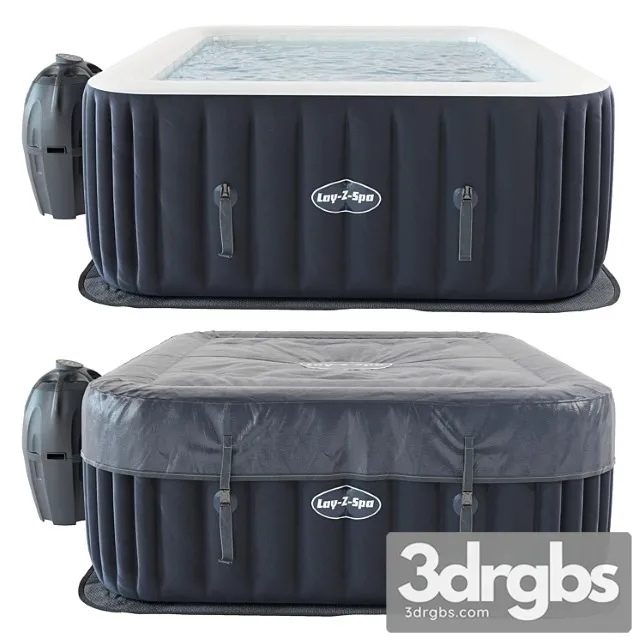 Inflatable Pool Lay Z Spa Square 3D Model Free