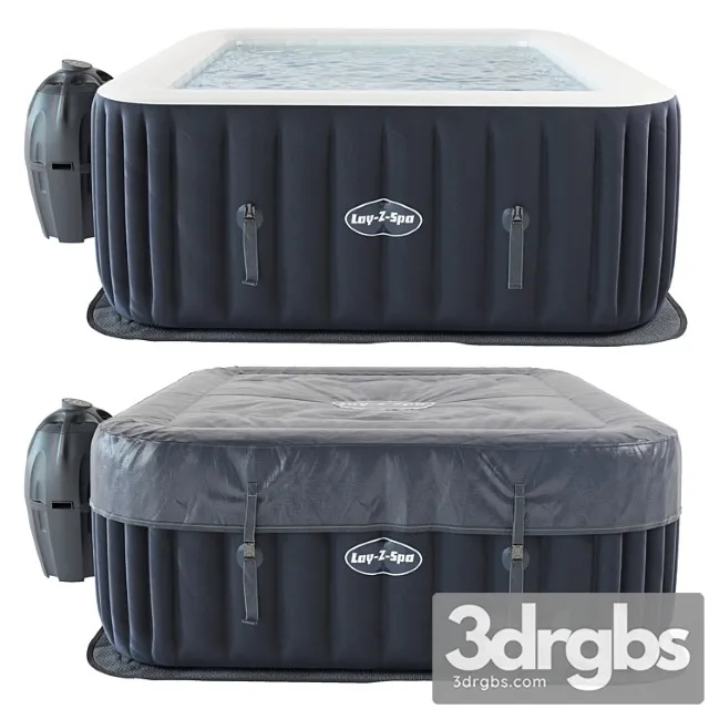 Inflatable Pool Lay Z Spa Square 3D Model Free