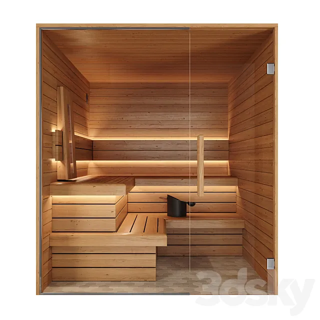 Infrared sauna _ Infrared sauna 3D Model