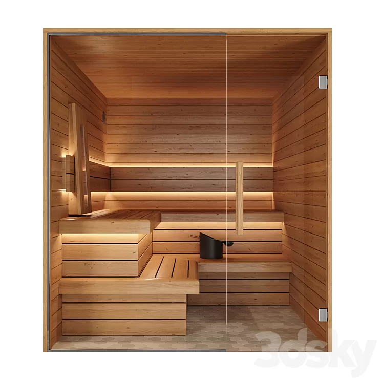 Infrared sauna / Infrared sauna 3D Model